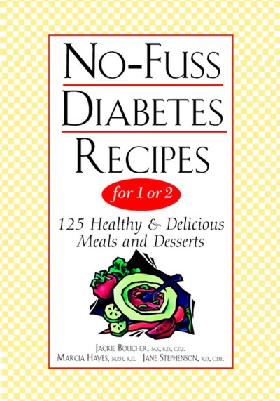 Jane Stephenson/No-Fuss Diabetes Recipes for 1 or 2@LARGE PRINT